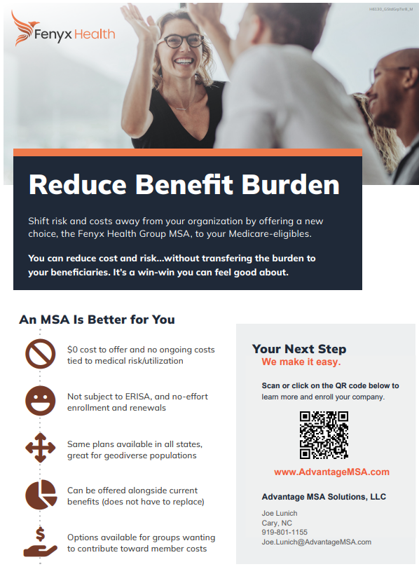 Advantage MSA Fenyx All Employer brochure thumbnail